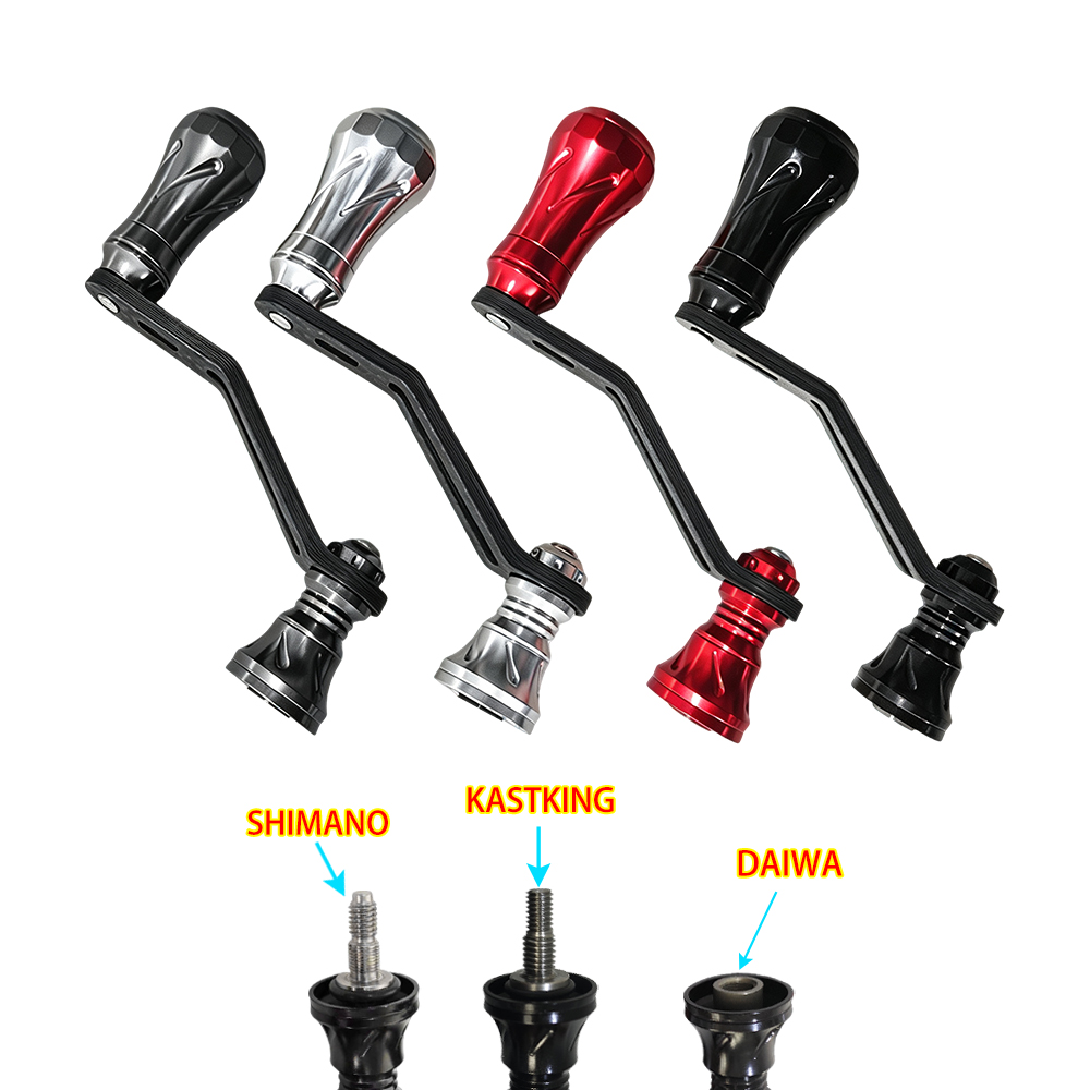 Daiwa Reel Fuego - Koolstofvezel vismolenhandvat met metalen knoppen voor